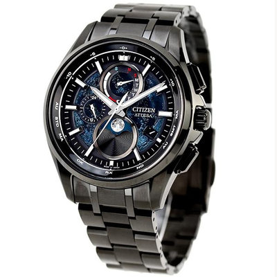 CITIZEN BY1008-67L ATTESA 星辰錶 43mm 全球限量2400 光動能 月相 電波 藍寶石鏡面 鈦金屬錶帶 日本製 男錶女錶