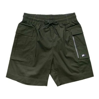 NIKE 短褲 NSW Cargo Shorts 男款 短褲 休閒短褲 工作褲 綠 AR2374355 S-XL