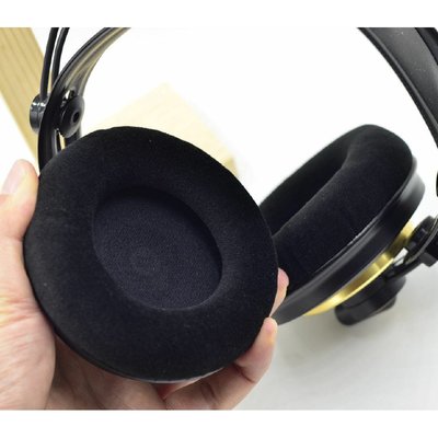 gaming微小配件-K240絨布耳機罩適用於 AKG K240S K241 K242 K270 K271MK2 K272HD 圓形耳機套 耳-gm