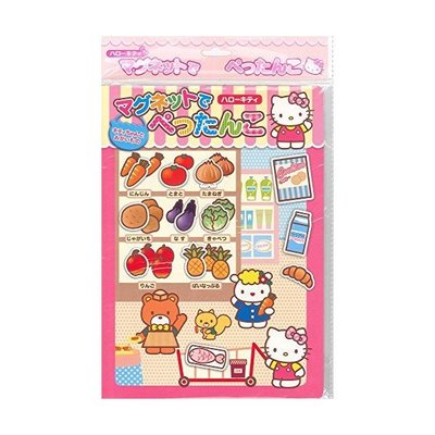 ♡fens house♡日本進口 銀鳥 GINCHO kitty 超商 蔬菜 水果 磁鐵書 吸鐵書 玩具