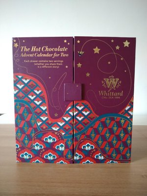 Whittard 2019年熱可可款聖誕倒數日曆 倒數月曆 空盒