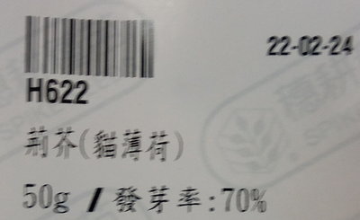 (2022新進)荊芥種子(白花貓薄荷種子)=貓穗草=心葉荊芥25元1克約1250粒,50克1200元