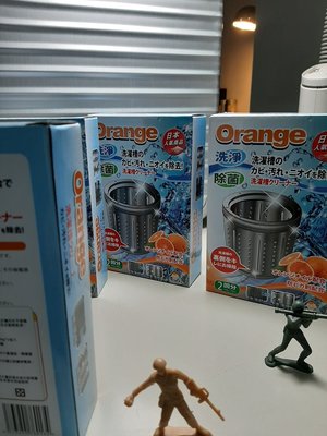 日系橘油洗衣槽清潔劑一盒(150Gx2包)