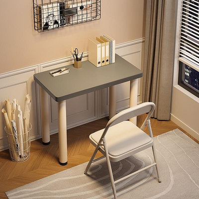 桌子 簡易出租屋 書桌 女孩臥室 不占空間 簡約小型家用 電腦桌椅組合