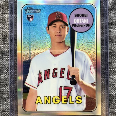 Shohei Ohtani 2018 Topps Chrome Refractor 限量569張大谷翔平RC 棒球