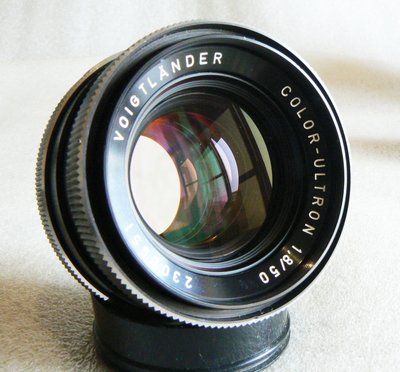 【悠悠山河】收藏級 稀有原生M42口--凹玉 Voigtlander Color Ultron 50mm F1.8 金屬版