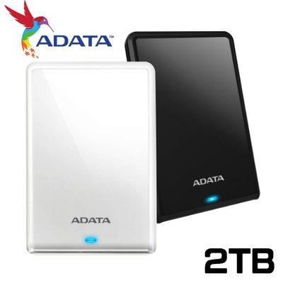 [公司貨] ADATA 威剛 2TB USB3.0 行動硬碟 黑色/白色 (AD-HV620-2TB)
