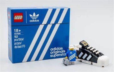 現貨 正版 樂高 LEGO 限定品 40486 迷你 愛迪達 adidas 球鞋+人偶 92pcs 全新 公司貨