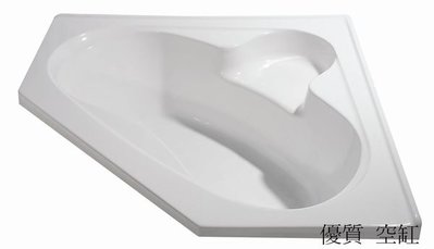 優質精品衛浴(固定式浴缸特殊乾式工法,施打防霉膠)530A纯手工五角型壓克力浴缸 按摩浴缸 客製獨立缸 獨立按摩浴缸
