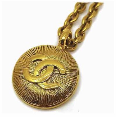 Chanel 1990 年項鍊，Chanel 古董金色項鍊