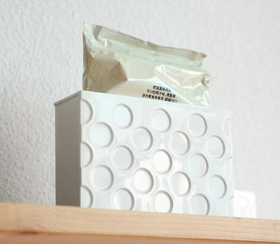 [霜兔小舖]代購 日本製 INOMATA  磁吸置物盒 白色硬盒大 文具收納架 廚房 冰箱 桌面 小物 磁鐵收納盒
