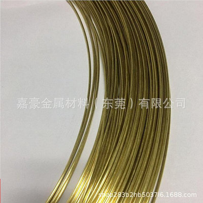 H62黃銅線調直線定尺精切細棒H65環保黃銅線材鉚釘銅線黃銅絲焊絲