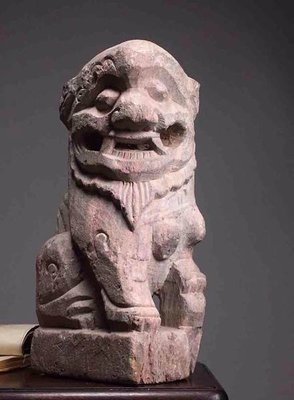 清代  百年老獅   古董文物  早期  石獅  大型  青斗石  藝術品  山東青石
