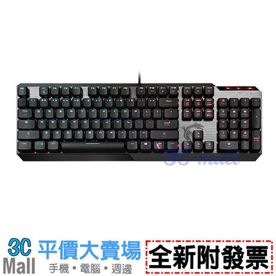 【全新附發票】MSI微星 Vigor GK50 Low Profile 短軸電競鍵盤