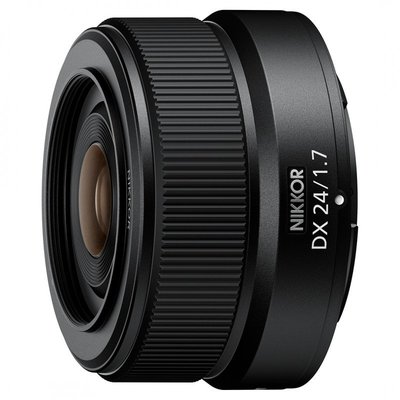 Nikon Z DX 24mm f/1.7 廣角定焦鏡 Z接環 APS-C 輕巧大光圈《公司貨》【登錄2年保~2024/9/30】