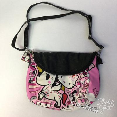 [Kitty 旅遊趣] Hello Kitty 斜背包 側背包 凱蒂貓 Tokidoki聯名款