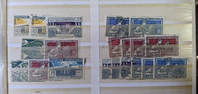 ﹝郵行﹞法國1924-25年代「古典票 」 一圖 含套票與最高額75分多枚
