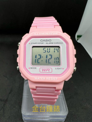 【金台鐘錶】CASIO卡西歐 學生錶 兒童數字錶 (粉紅) LA-20WH-4A1