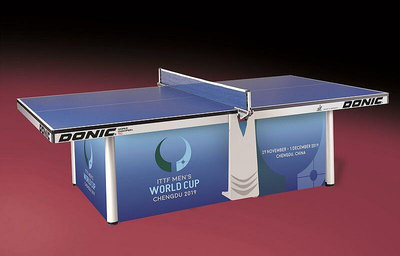 正品多尼克DONIC世界杯不來梅乒乓球臺專業乒乓球桌高檔大賽帶輪