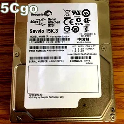 5Cgo【權宇】全新希捷300G SAS 2.5吋15K.3伺服器硬碟300GB ST9300653SS 32MB 含稅