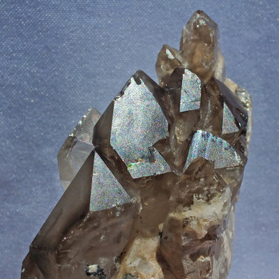 鱷魚骨幹水晶03–104公克。教堂水晶。茶黃晶。珍藏水晶