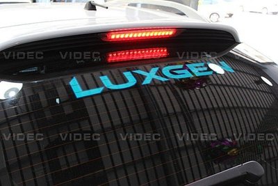 威德汽車 HID LUXGEN 納智捷 U6 後檔冷光 LED 貼片 另有冷光迎賓踏板