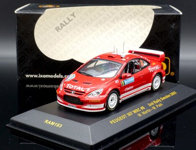 【MASH】[現貨特價] IXO 1/43 Peugeot 307 WRC #8 2005