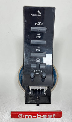 BENZ W221 W216 C216 CL 2006- ESP 倒車雷達 室內燈 避震器升降 儀表板開關 (日本外匯拆車品) 2218701558