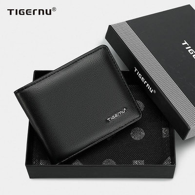 泰格奴/Tigernu 錢包 PU短夾 男士多卡位錢包 商務零錢包 可放零錢   附禮盒 8008