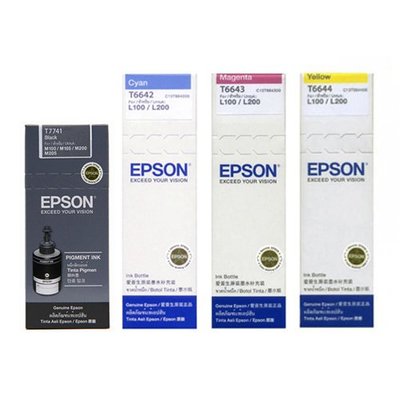 EPSON 原廠墨水T774100/T664200/T664300/T664400 (四色一組) 適用L1455