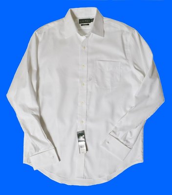 Ralph Lauren 全新 白色 牛津布 長袖襯衫 100% 棉 美國購入 保證原廠正品
