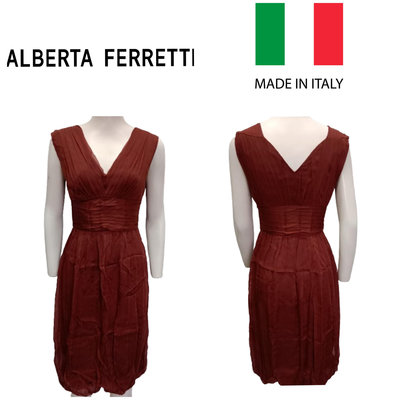 【皮老闆】二手真品 ALBERTA FERRETTI 連身裙 (衣81)