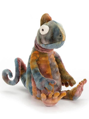 英國代購 Jellycat科林變色龍玩偶 可愛安撫娃娃丑萌蜥蜴毛絨公仔-萬貨鋪（可開統編）