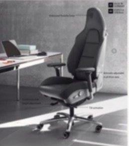 保時捷原廠911真皮電動調整角度辦公椅電腦椅（與跑車座椅同規格）