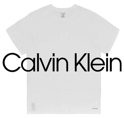 Calvin Klein 男純棉短袖內衣三件組白