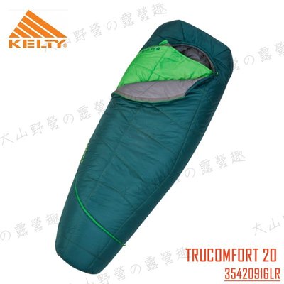 【出清】新店桃園 KELTY 35420916LR TRUCOMFORT 20 DEG 加長型-7度保暖睡袋 纖維睡袋