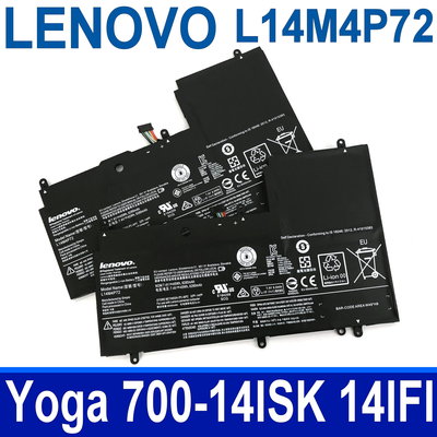 LENOVO L14M4P72 原廠電池 Yoga 3 14 1470 14-IFI 14-IFI(D) 14-ISE
