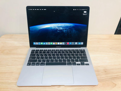 台中 MacBook Air 13吋 M1 8G 256G 銀色 蘋果電腦 62次
