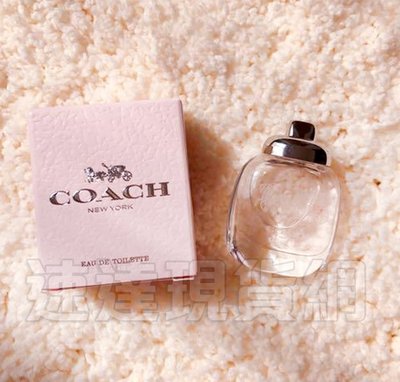 NEW! 現貨【專櫃全新品】Coach 時尚經典女性淡香水 4.5ml 小香水 EDT 最新款 原廠公司貨 盒裝 沾式