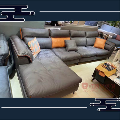 [紅蘋果傢俱] 義式系列 YJ-B836布沙發 科技布沙發 實木內框架 義式沙發 極簡 L型沙發 轉角沙發