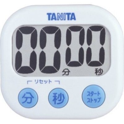 一鑫餐具【日本TANITA計時器 TD-384-WH 】超大螢幕顯示電子計時器貿易商公司貨非代辦自購 保固一年