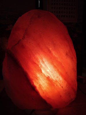月理水晶鹽燈14.99公斤~喜馬拉雅玫瑰紅鹽晶燈只賣1499唷~玉石底座可調適開關