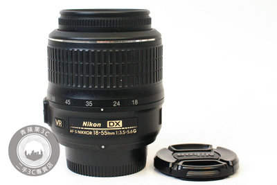 【台南橙市3C】Nikon AF-S DX 18-55mm f3.5-5.6 G VR 公司貨 二手 單眼鏡頭 #85488