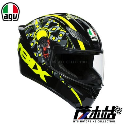❖茂木站 MTG❖ 義大利 AGV 全罩 安全帽 K-1 亞洲版 K1 亞版。Rossi VR46 Flavum 46