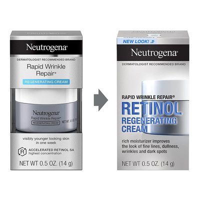 露得清法國Rapid Wrinkle Repair Retinol A醇再生精華霜24年4月空運到台:微香款,Neutrogena