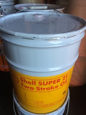 【殼牌Shell】SUPER 2T TWO STROKE、超級二行程機油、20公升/桶裝【發動機/引擎系統】日本原裝