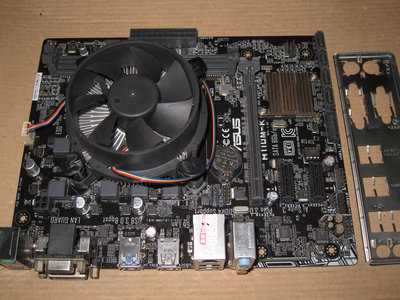 售:六代intel Core i5-6500 CPU+華碩 H110M-K 主機板整組(1元起標)(良品)