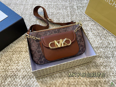 【二手包包】3色MK子母包斜挎包充滿精致俏皮的設計美到爆 專柜新品尺寸： 25 15NO87627