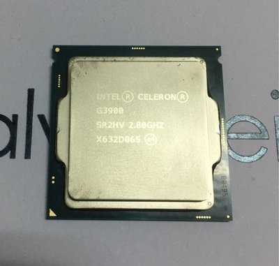 intel Celeron 處理器 G3900 CPU 1151