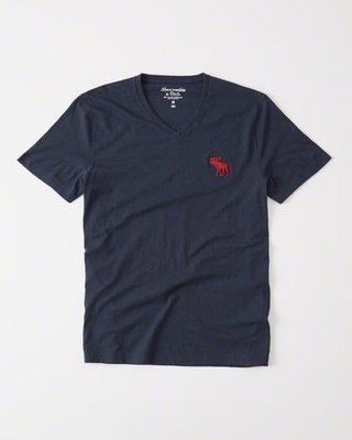 Abercrombie & Fitch 短袖T恤 124-236-1717-200 全新真品 AF 大麋鹿LOGO